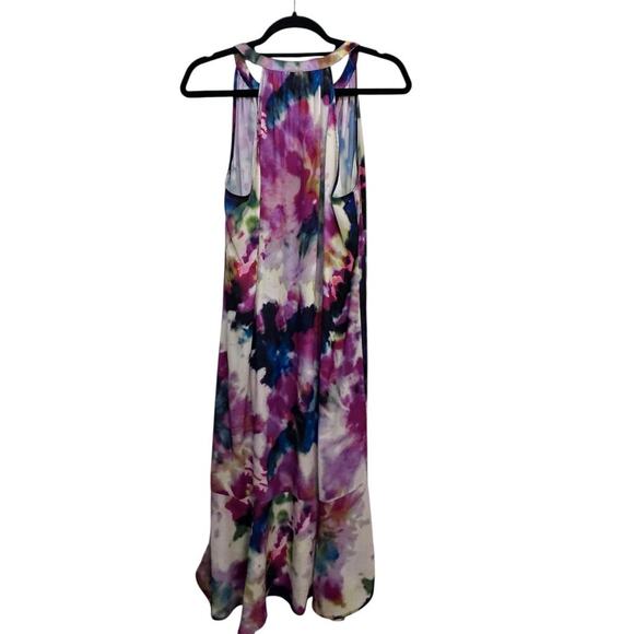 CAbi #5971 Women's Watercolor Celebration Abstract Midi Dress Size Medium - Picture 5 of 8